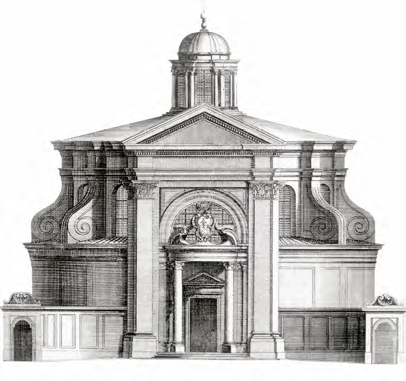 Resultado de imagem para fachada de sant'andrea al quirinale