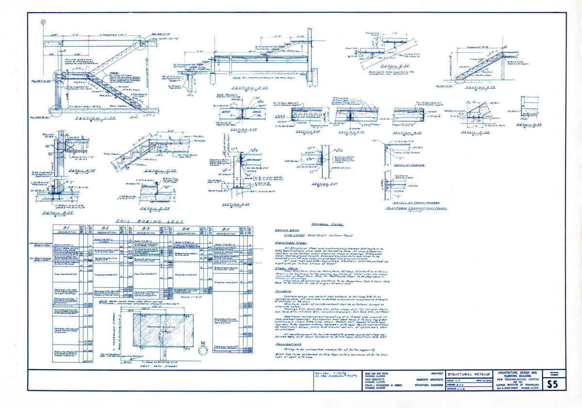 Crown Hall Drawings – Mies van der Rohe – Chicago IIT (10)