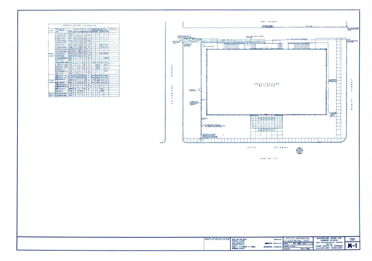 Crown Hall Drawings – Mies van der Rohe – Chicago IIT (12)