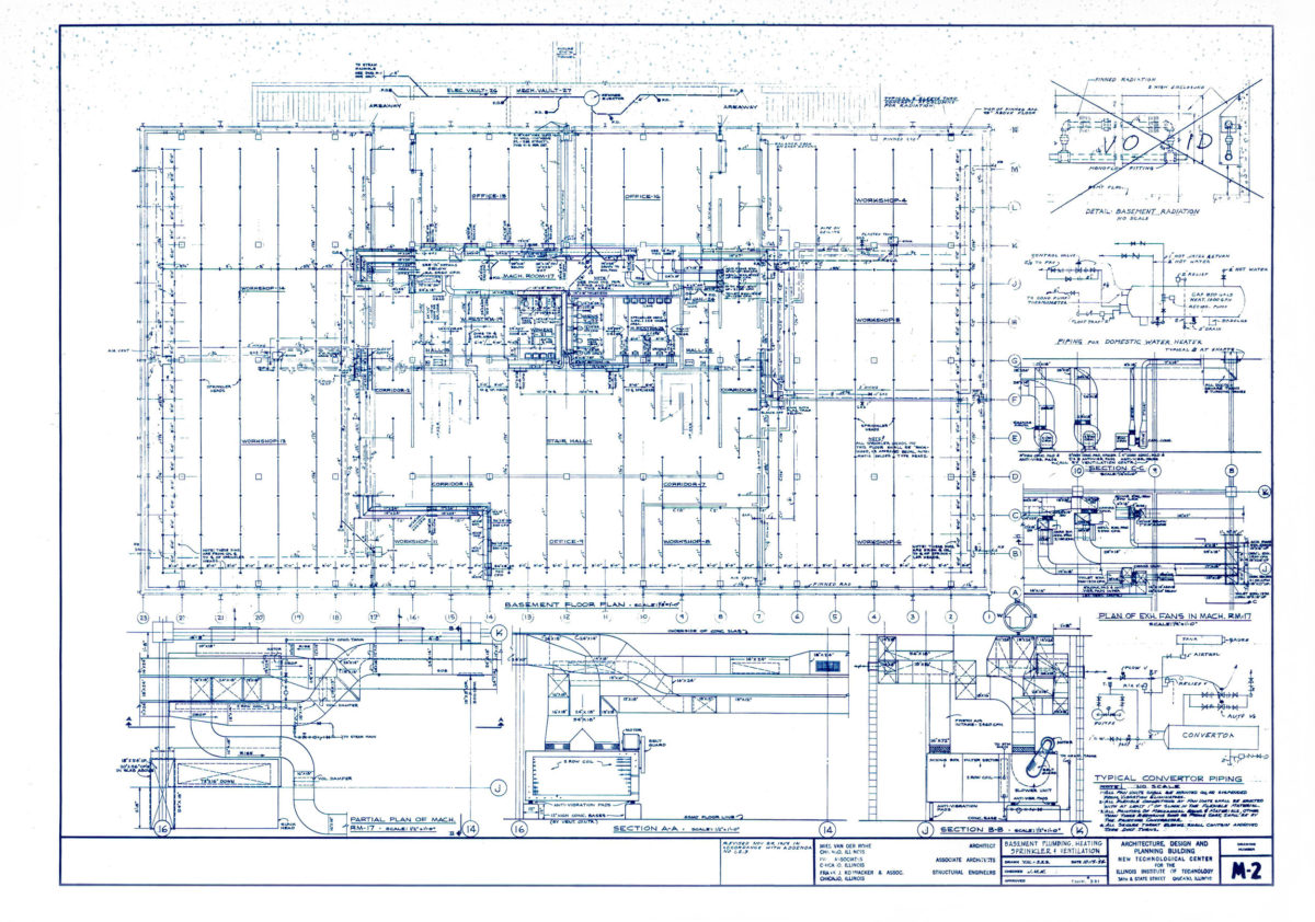 Crown Hall Drawings – Mies van der Rohe – Chicago IIT (13)