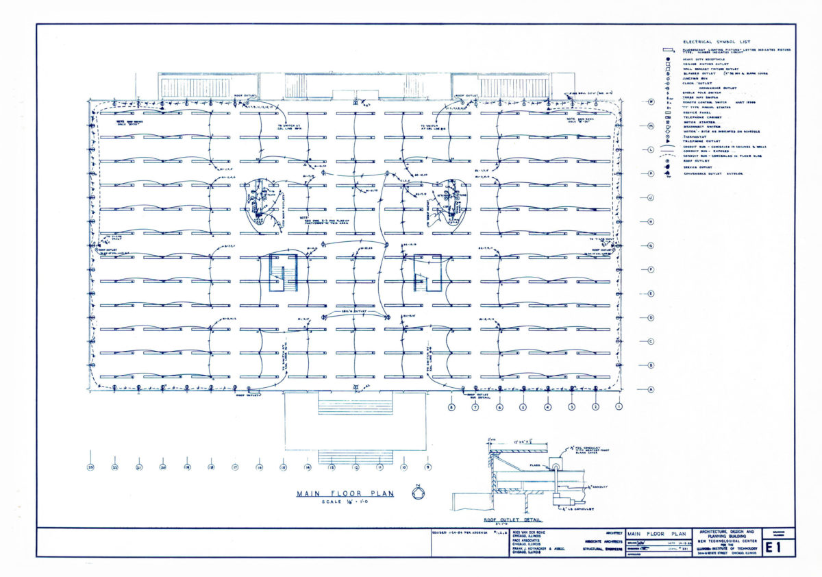 Crown Hall Drawings – Mies van der Rohe – Chicago IIT (17)