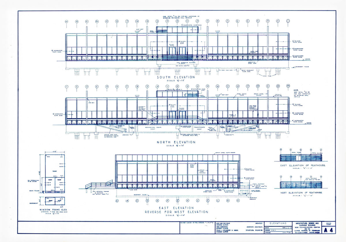 Crown Hall Drawings – Mies van der Rohe – Chicago IIT (3)