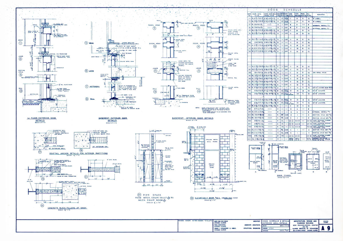 Crown Hall Drawings – Mies van der Rohe – Chicago IIT (6)