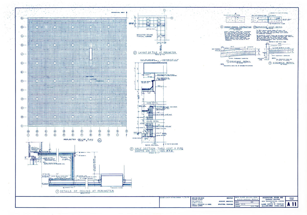 Crown Hall Drawings – Mies van der Rohe – Chicago IIT (8)