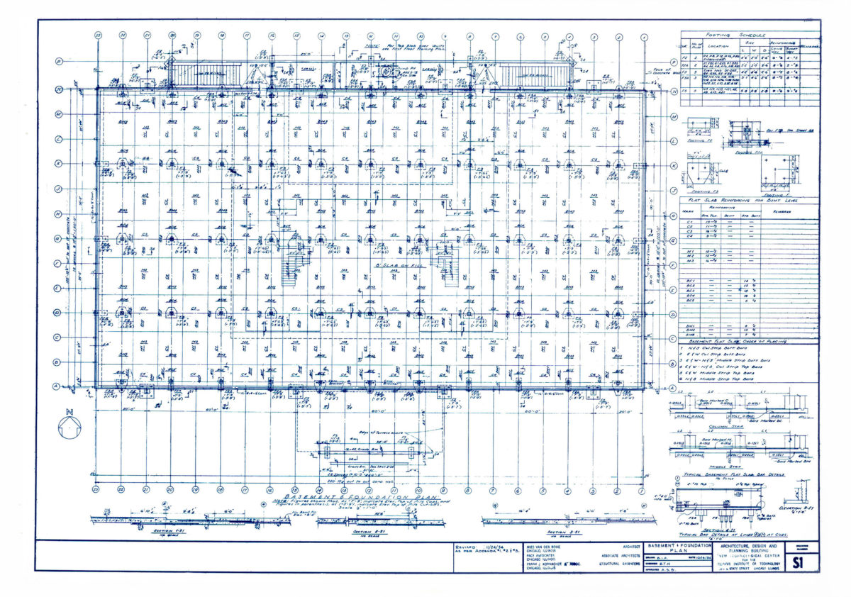Crown Hall Drawings – Mies van der Rohe – Chicago IIT (9)