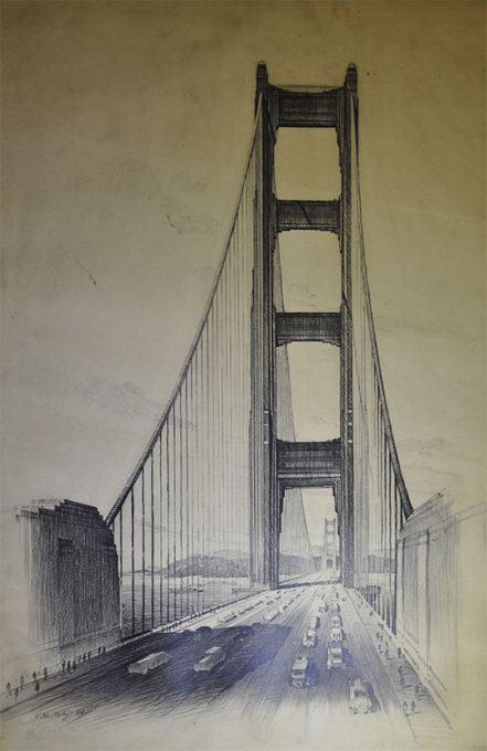 Golden Gate boceto